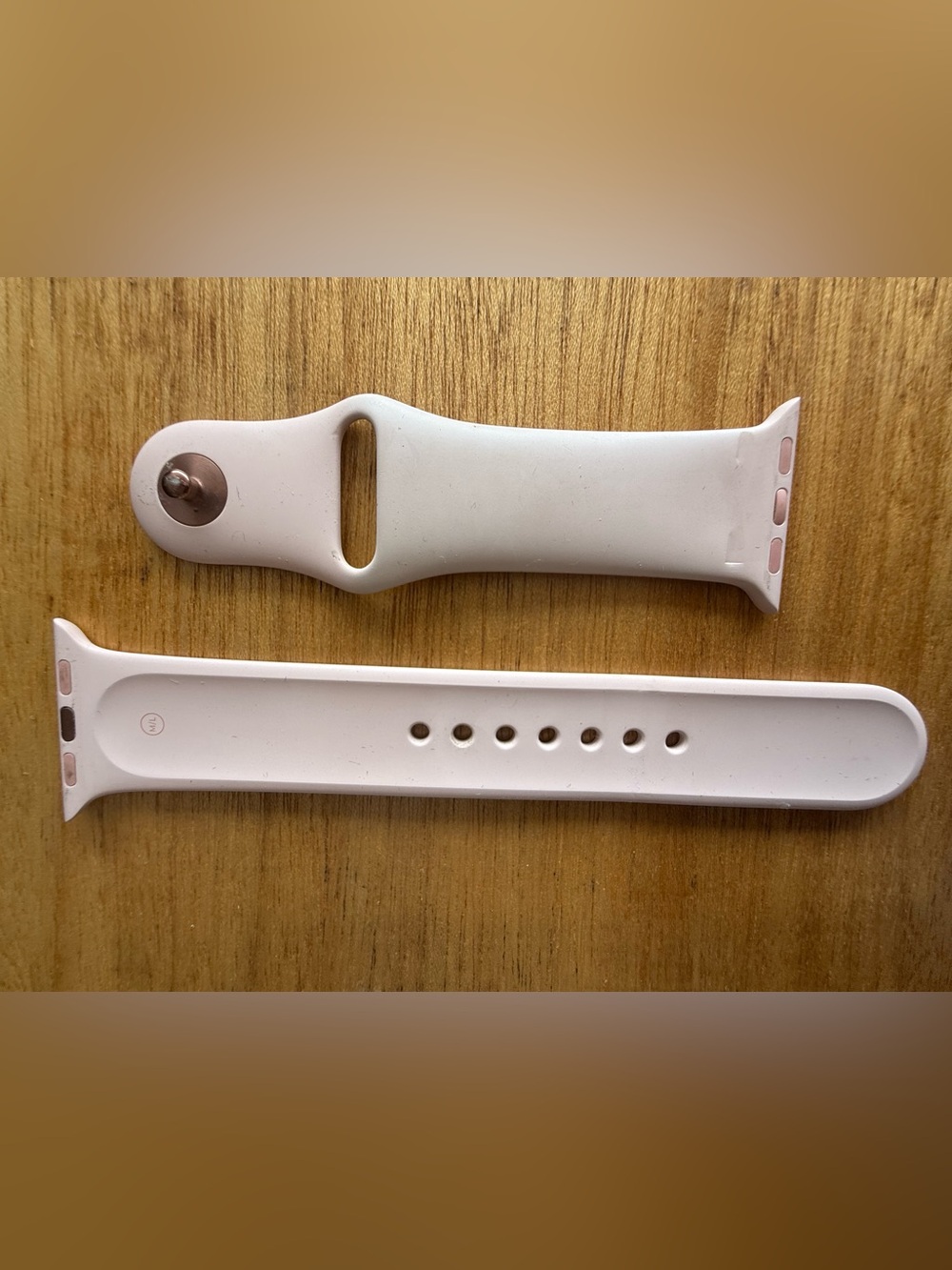 Silicone Sport Watch Band - Pale Pink